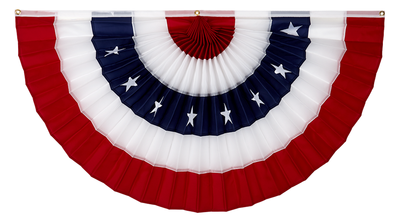 Red/White/Stars/White/Red USA Flag Bunting